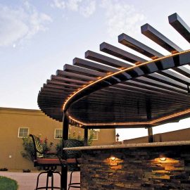 Circular pergola