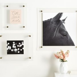 Pottery Barn Acrylic Gallery Frames