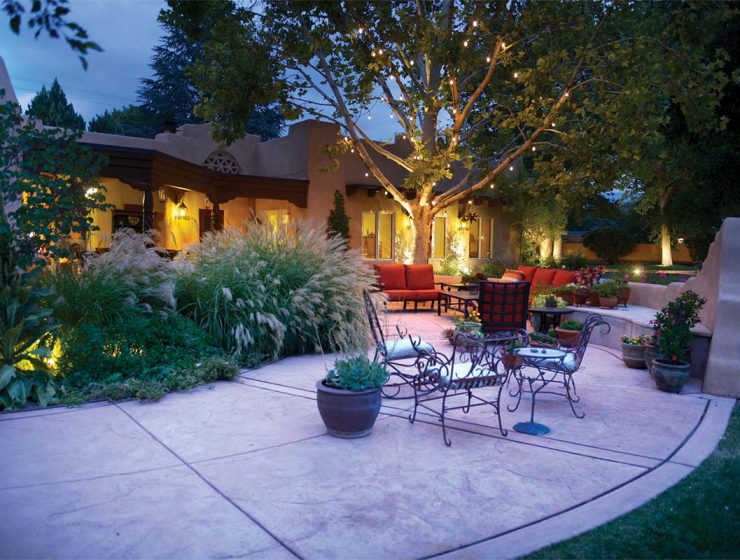 concrete patio