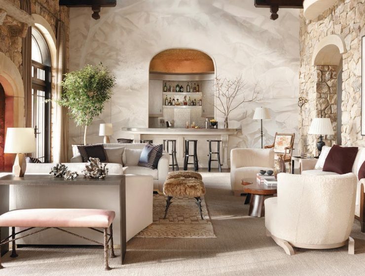 Wesley Moon contemporary living room