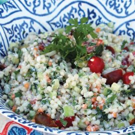 garden party couscous salad