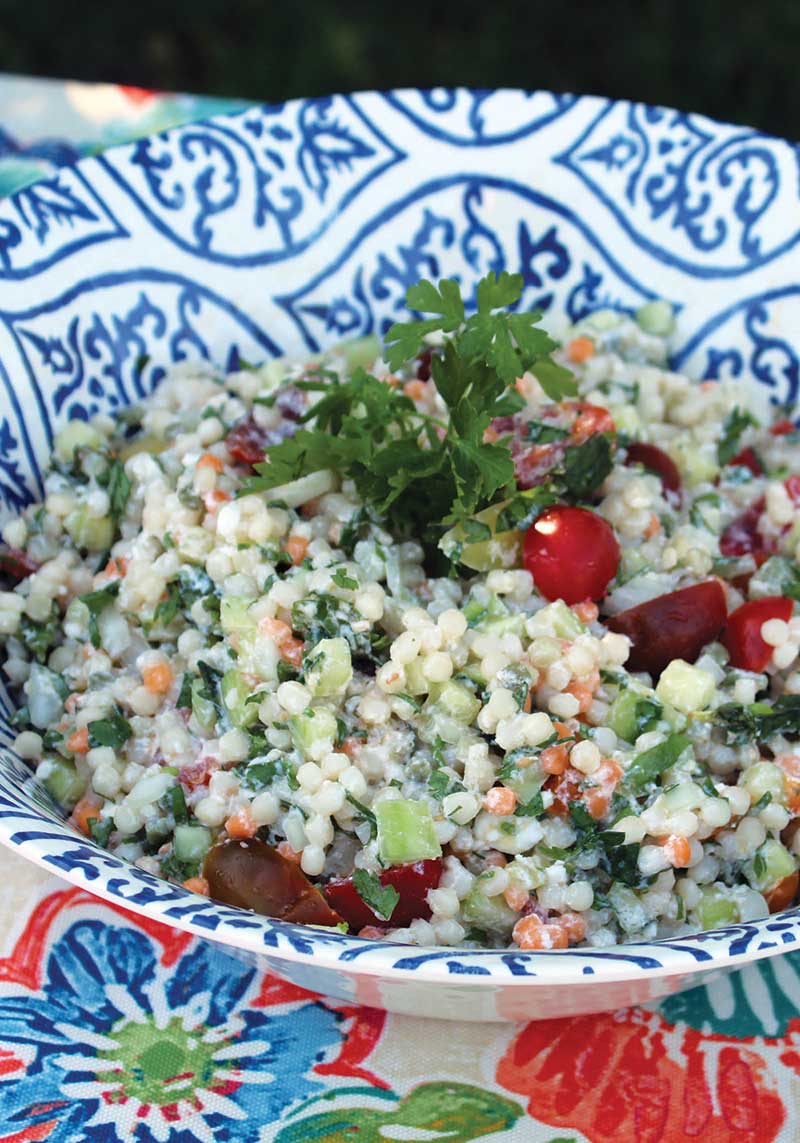 garden party couscous salad
