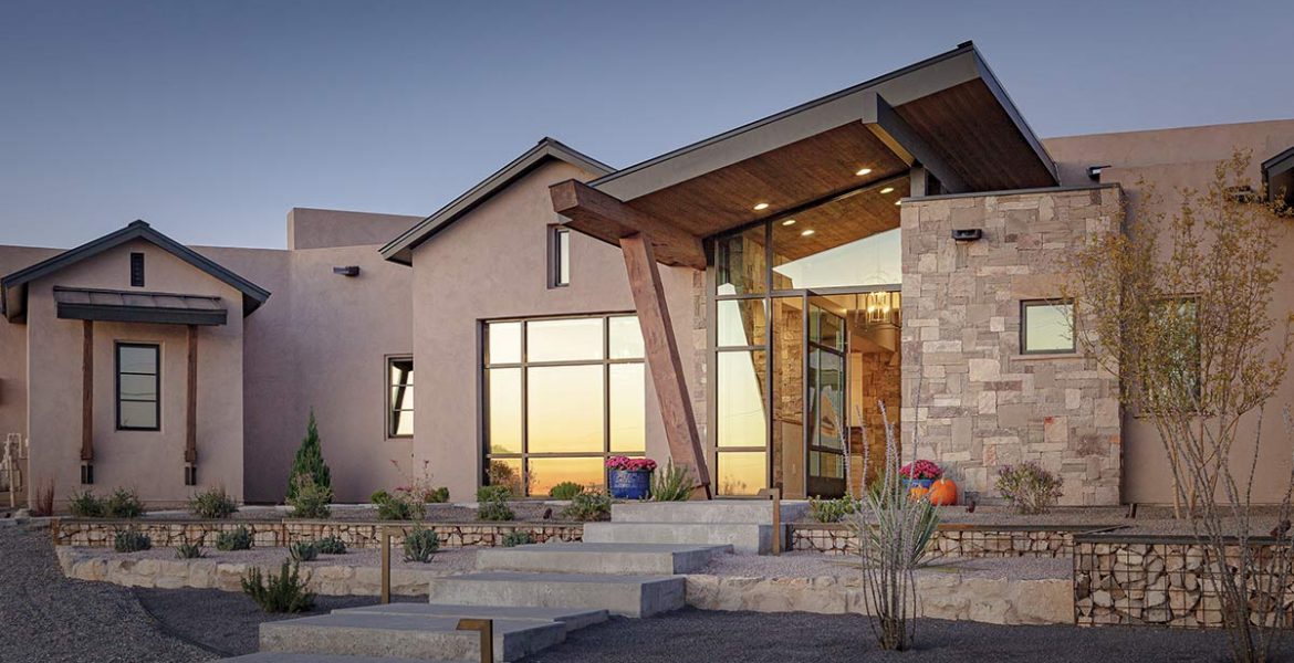 modern farmhouse style home
