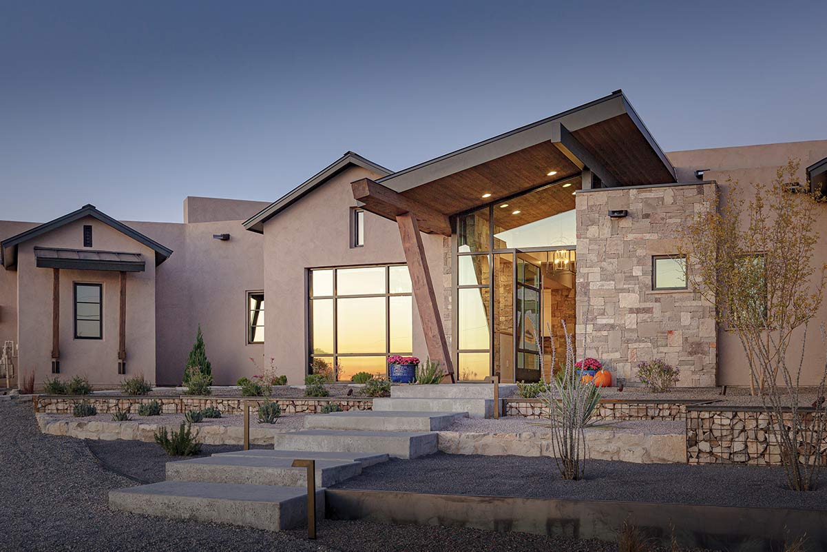 modern farmhouse style home