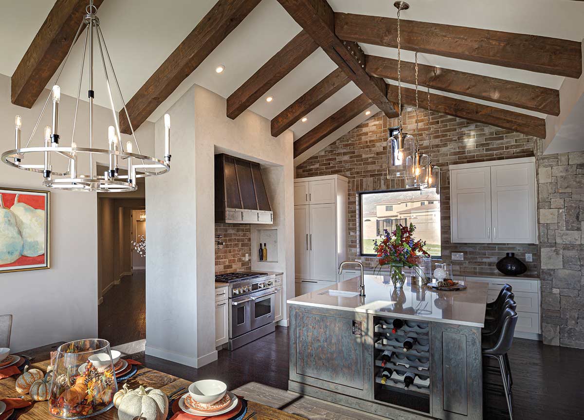 rustic contemporary kitchen