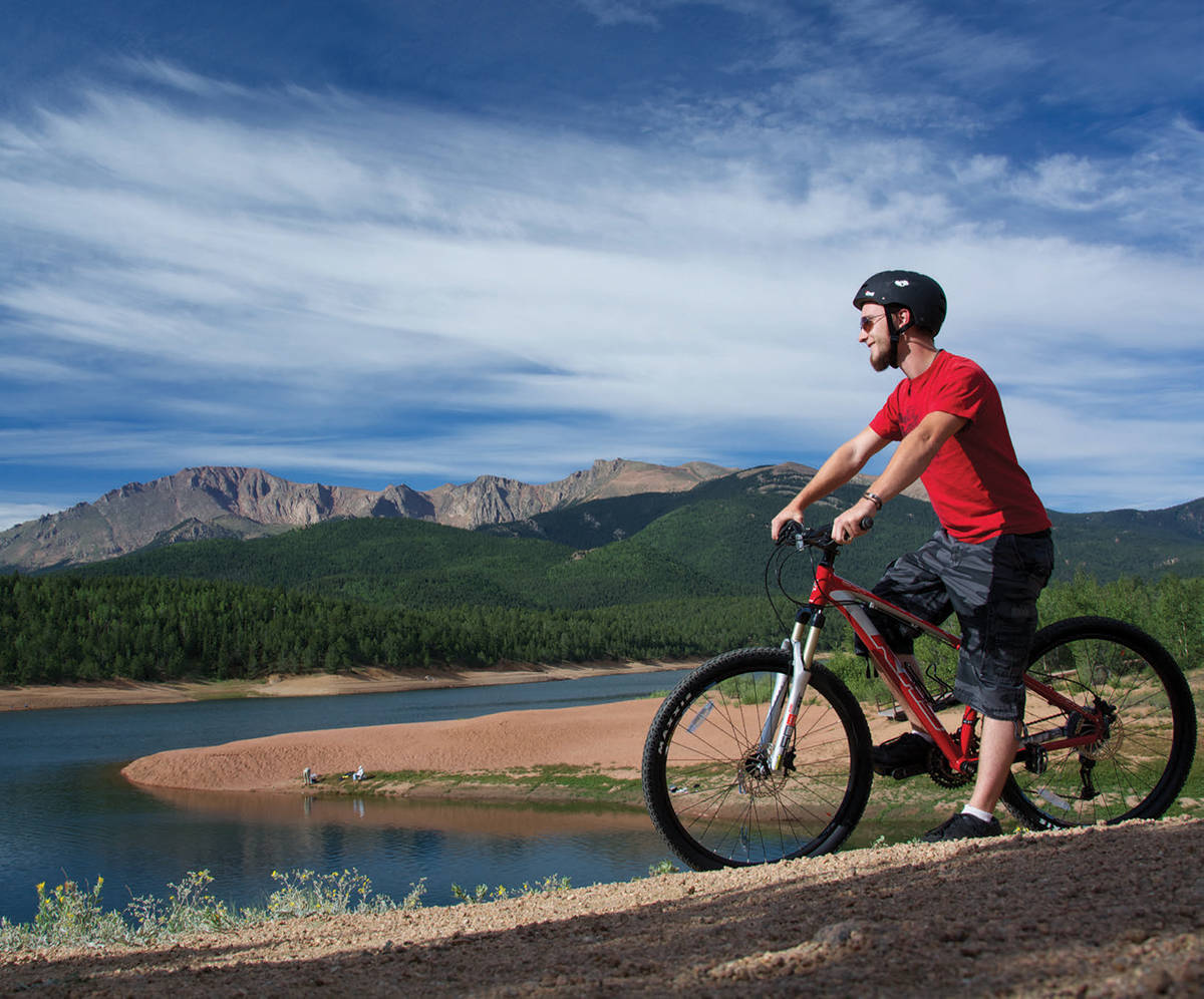 mountain biker