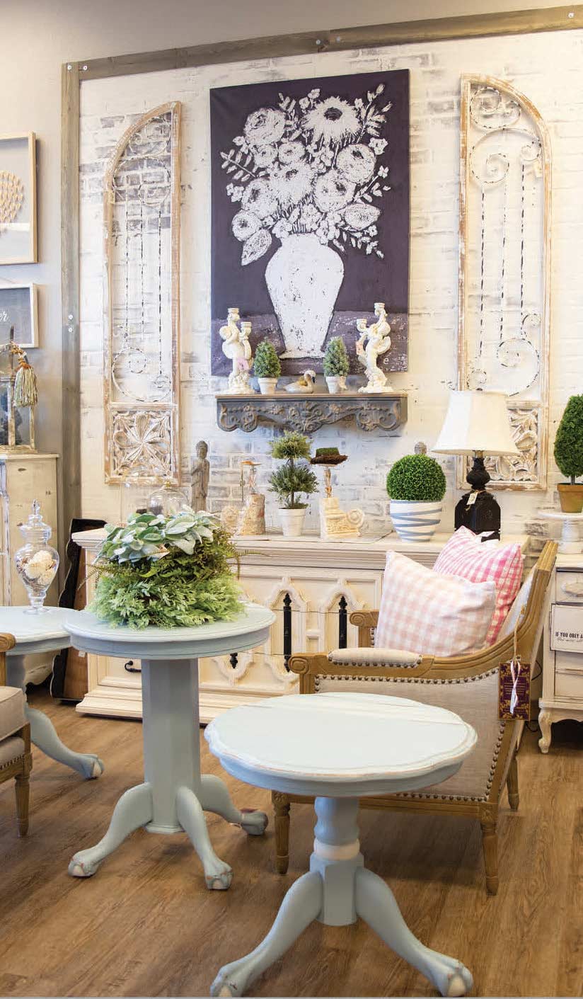 rustic French furnishings