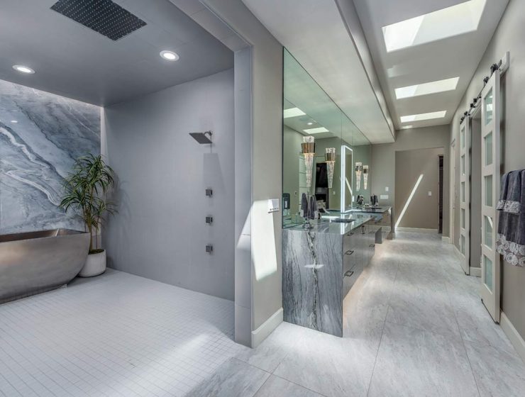 cool contemporary bath
