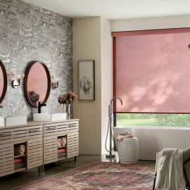 pink blinds