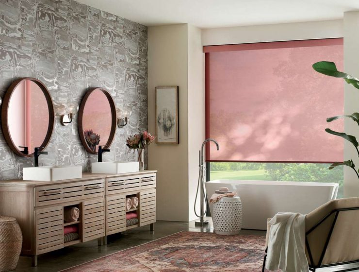 pink blinds