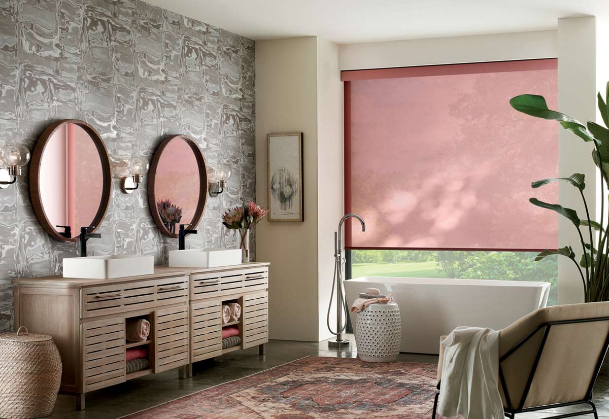 pink blinds
