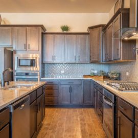 transitional kitchen