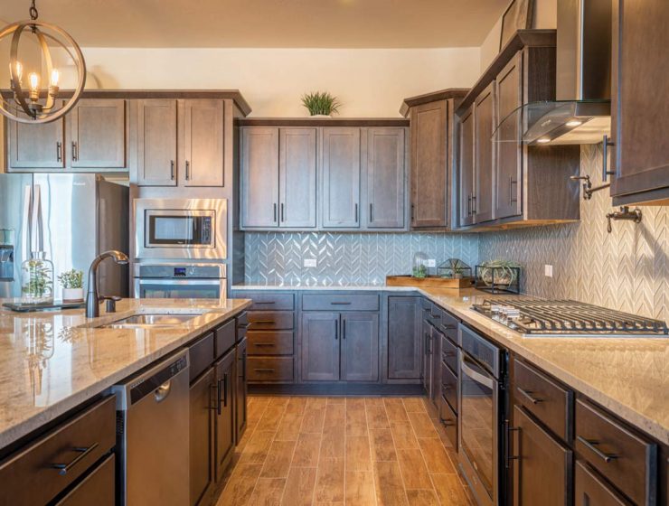 transitional kitchen