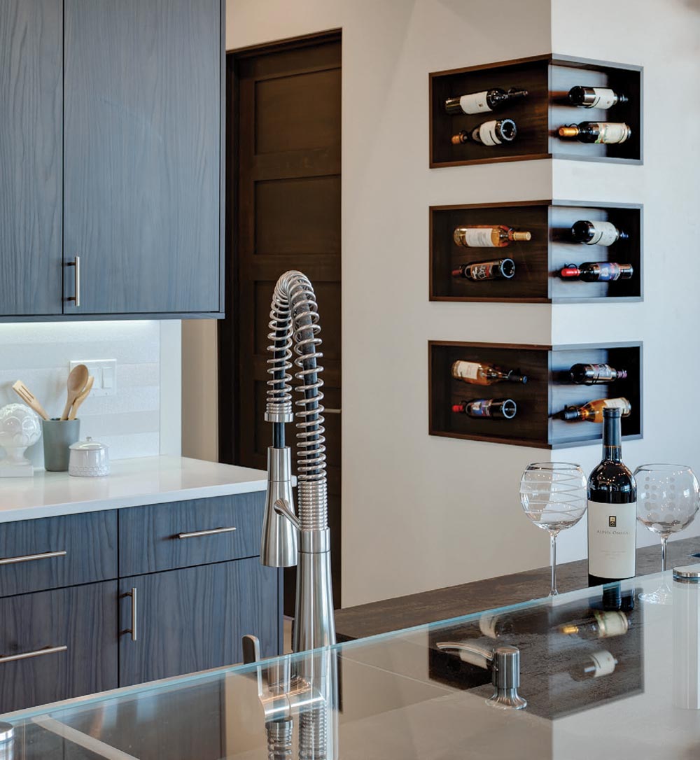 wine display