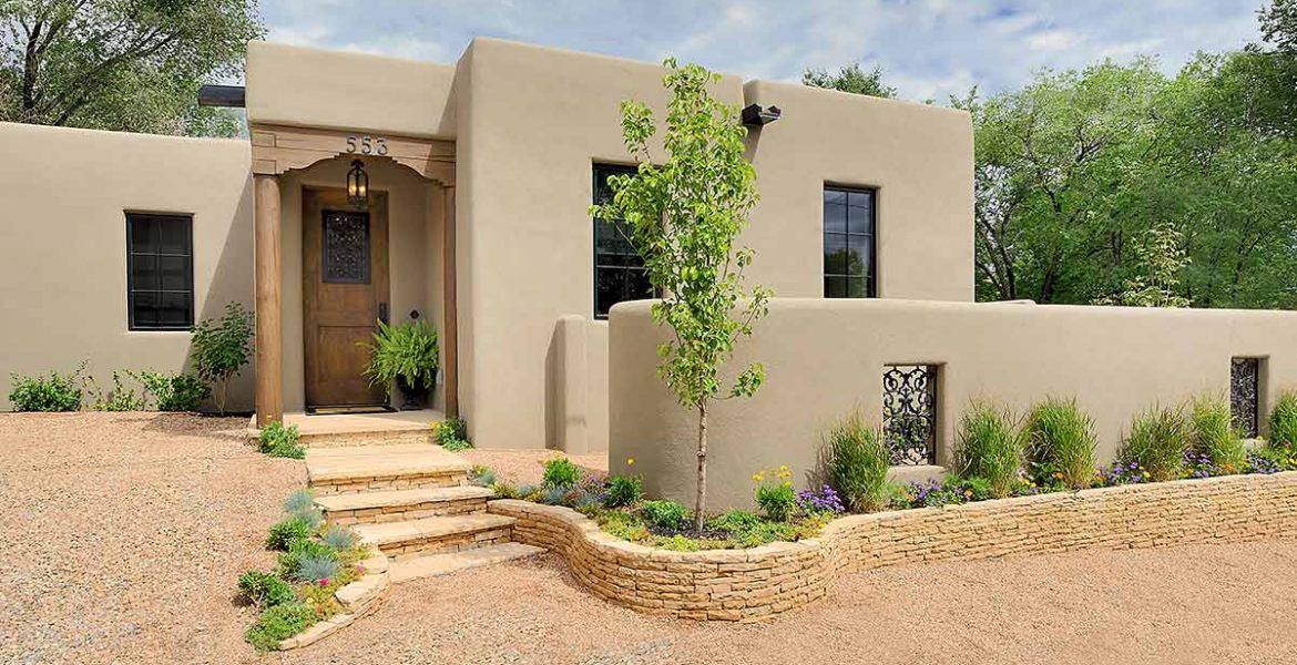 Santa Fe home exterior