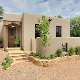 Santa Fe home exterior