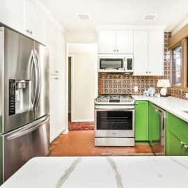 colorful kitchen