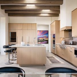 clean and sleek kitchen