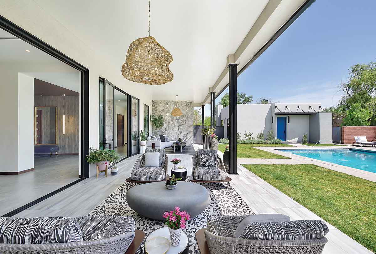 outdoor entertaining