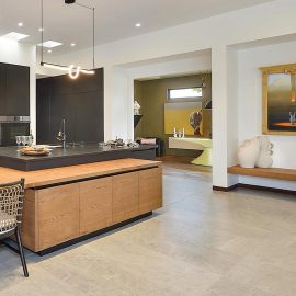 riff sawn white oak cabinetry