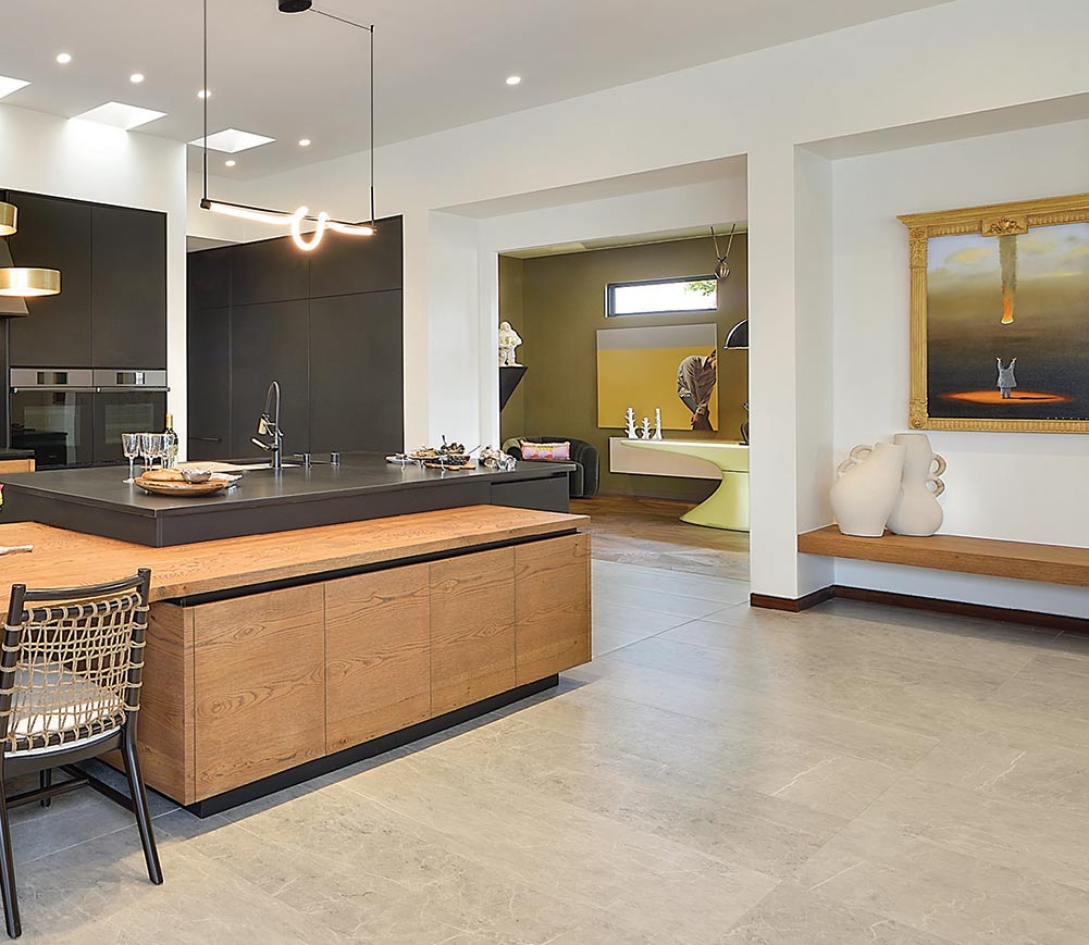 riff sawn white oak cabinetry