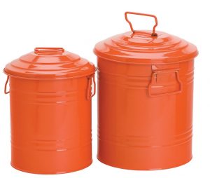 tangerine nesting buckets