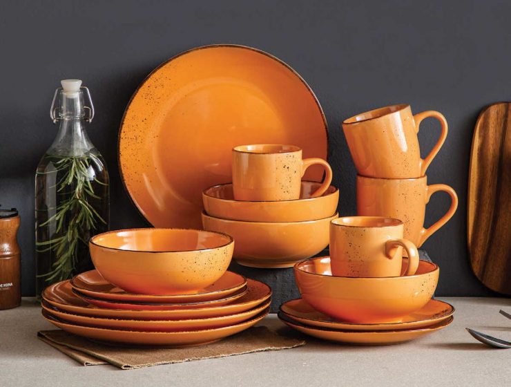 umber stoneware
