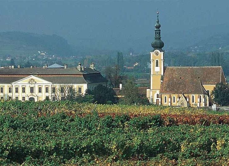 castle and vineyards of Gobelsburg