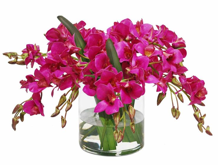 faux dendrobium orchid