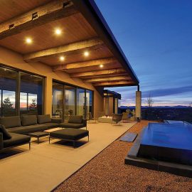 outdoor living area