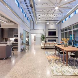 kitchen and dining