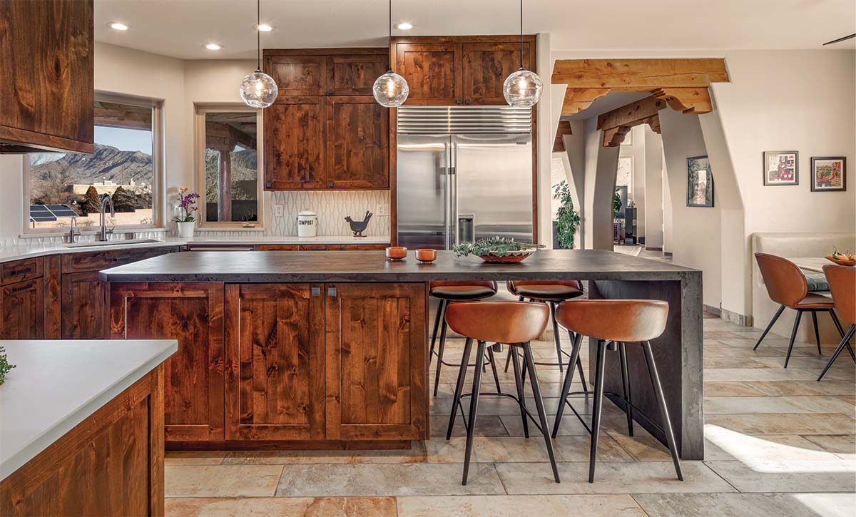 modern Peublo kitchen