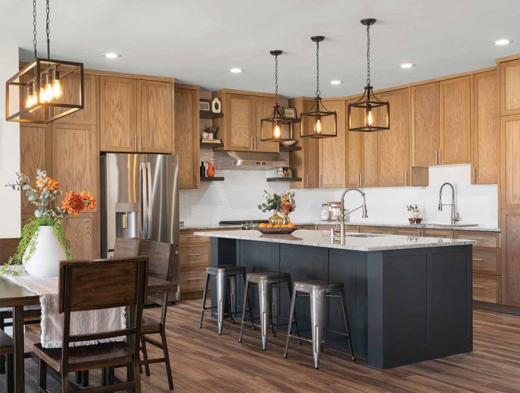 oak kitchen