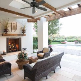 outdoor living area