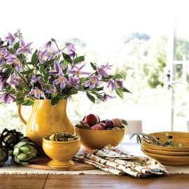 yellow pitcher