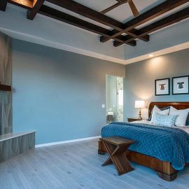 Craftsman inspired ceiling detail
