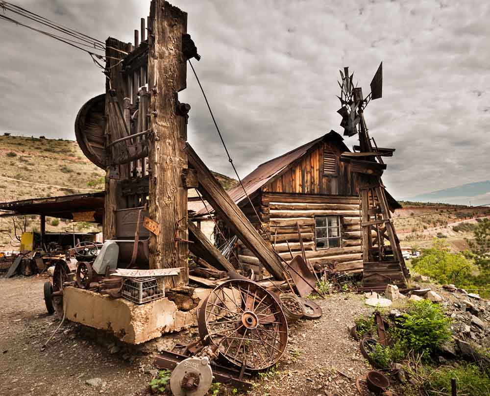 Jerome mining relics