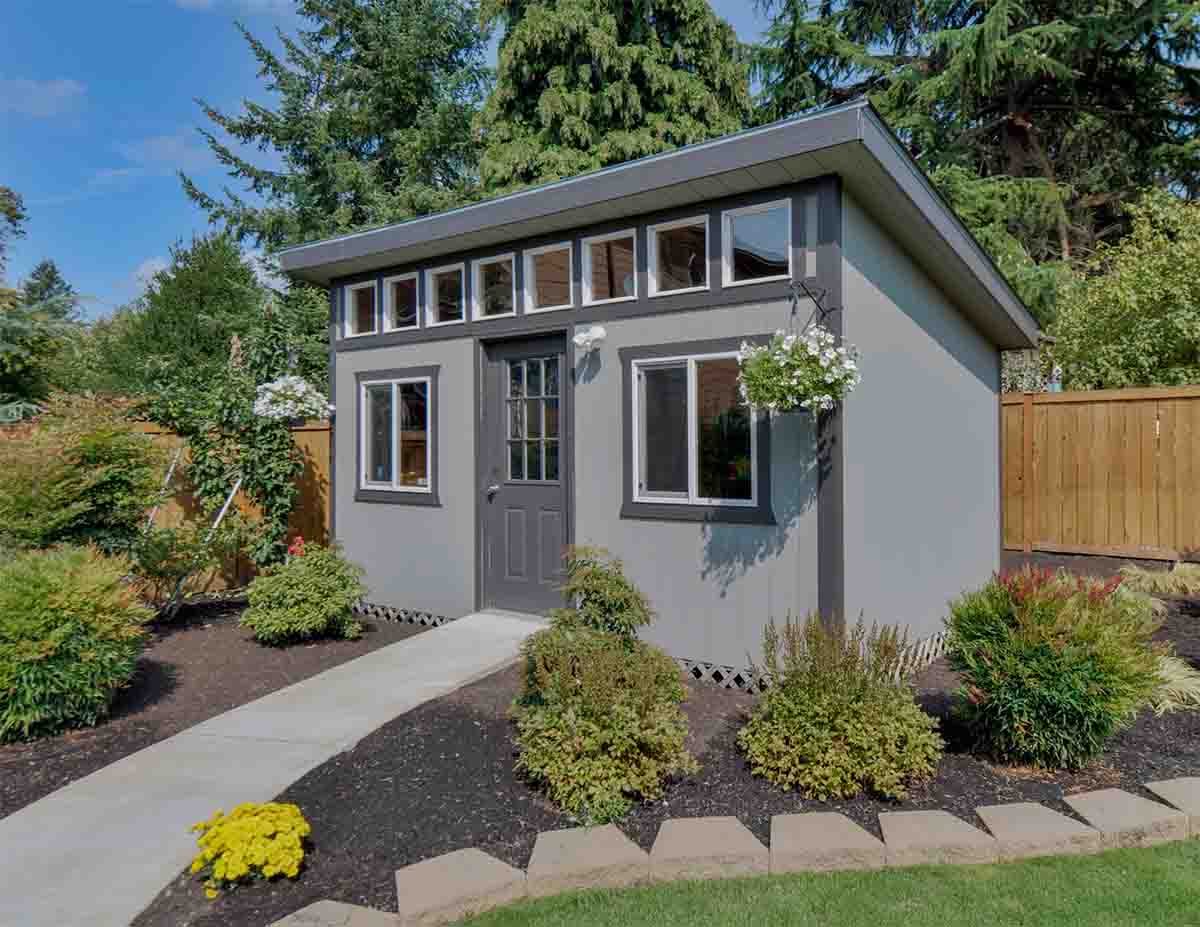 small backyard shed