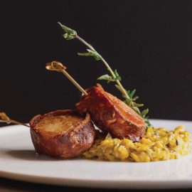 Chorizo Wrapped Diver Sea Scallops