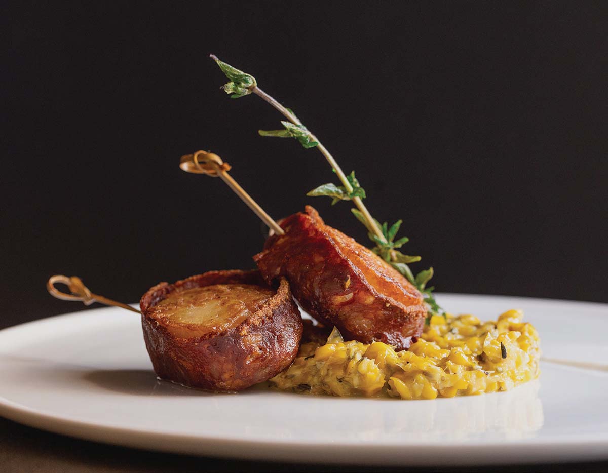 Chorizo Wrapped Diver Sea Scallops