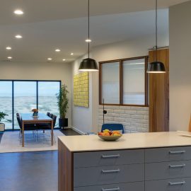 kitchen and dining