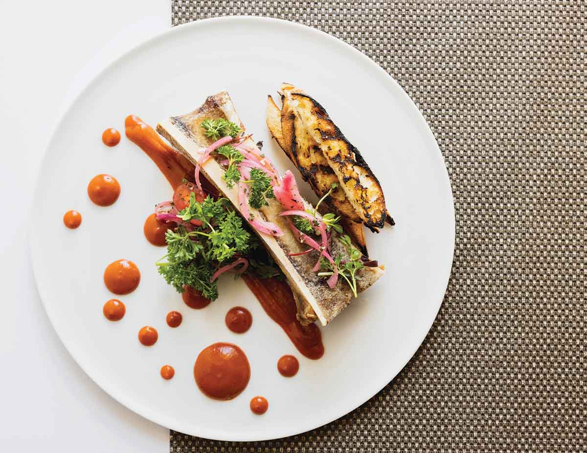 roasted bone marrow