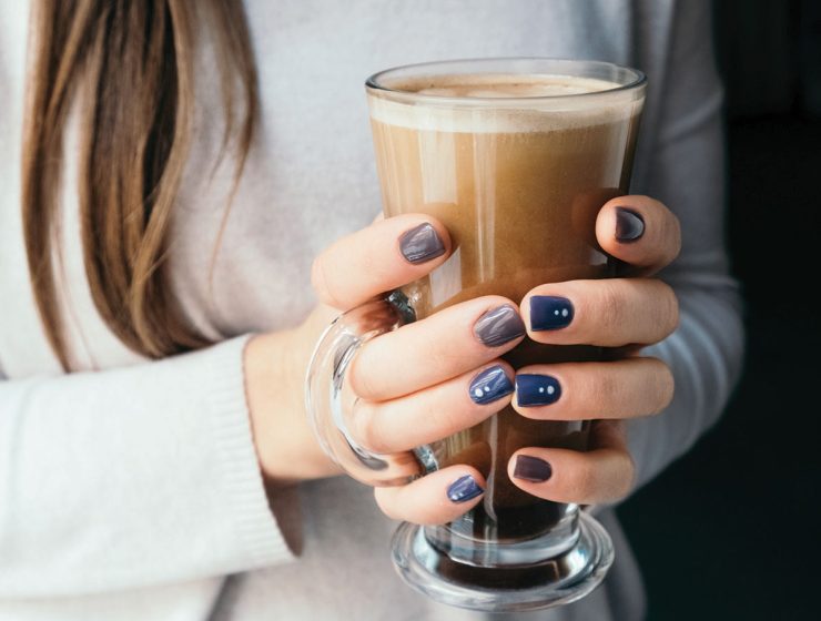 spiced and spiked hot beverage