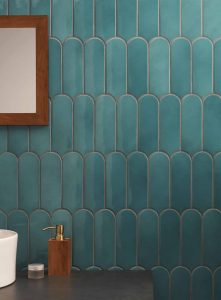 teal ceramic tile