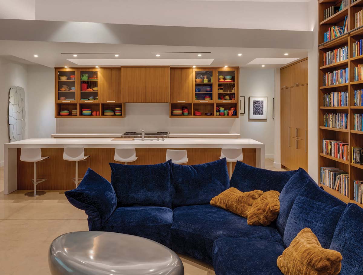 hidden appliances in kitchen