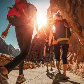hiking in the Grand Canyon