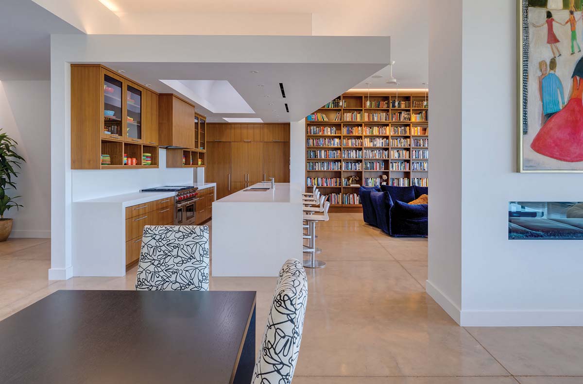kitchen and dining