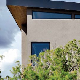 cantilevered roof