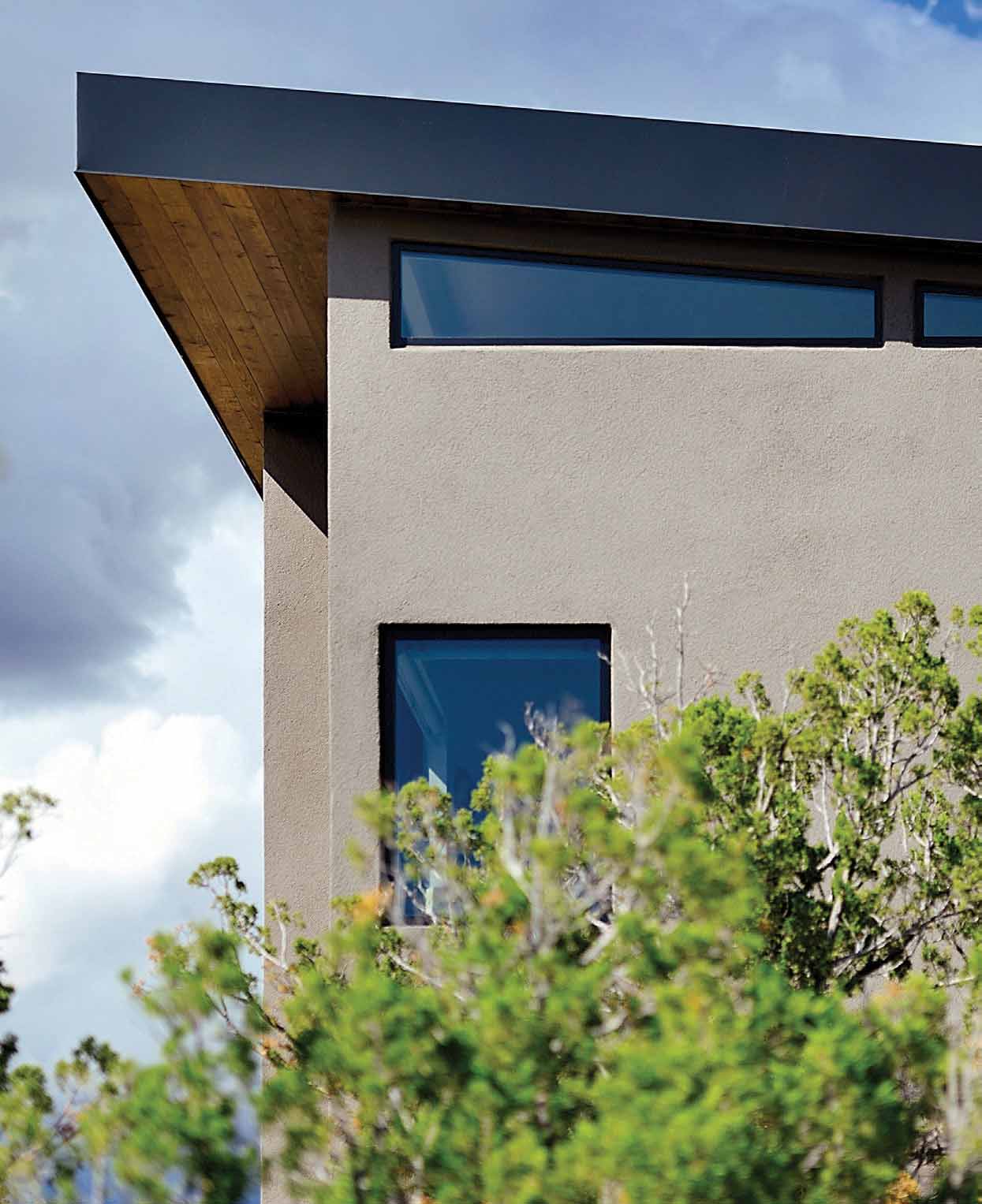 cantilevered roof