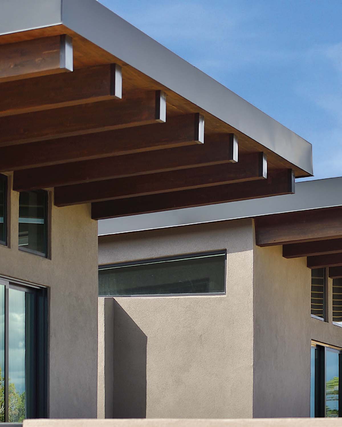 cantilevered roof